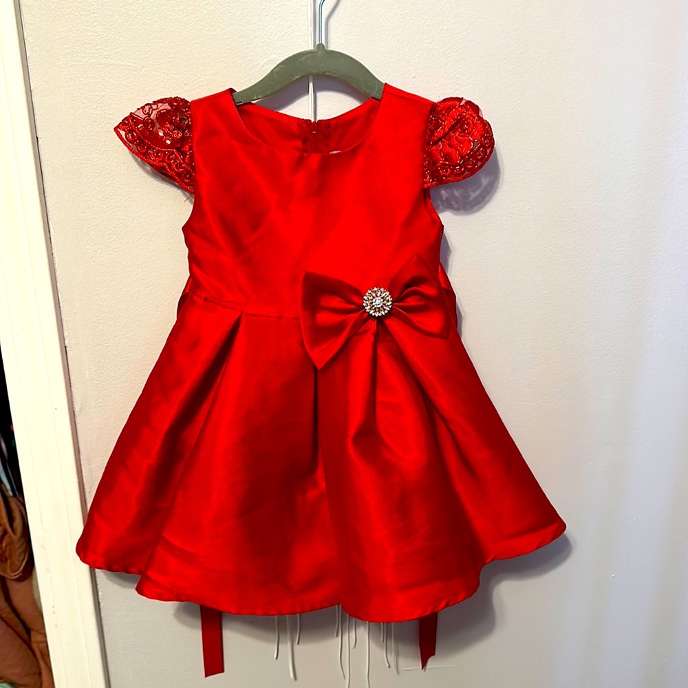 Rare Editions Christmas dress ❤️✨ size 2t